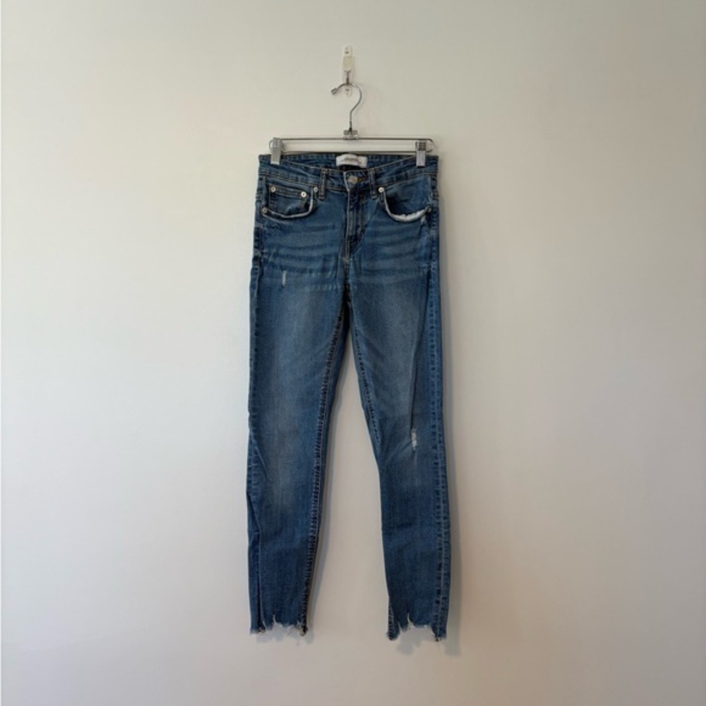 Zara Women's Skinny Raw Hem Jeans sz 36/4